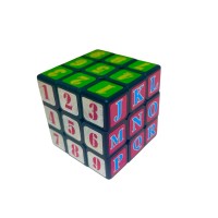 مكعب روبيك أرقام وحروف انجليزية